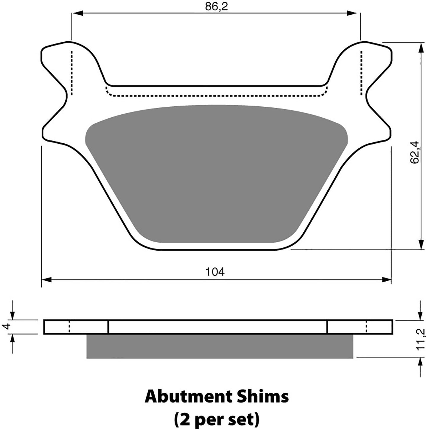 Goldfren Brake Pads AD056, VD923, FA139, FA200, FDB521, SBS669