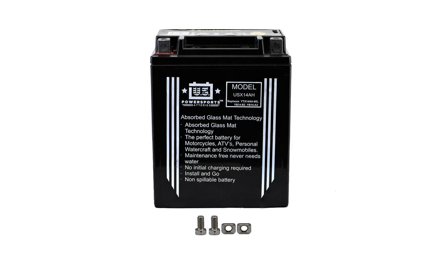 MTX Power Battery XT14AH Sealed 12v 14.0AH CCA:200 L:135mm H:166mm W:90mm CB14-B2, CTX14AH-BS, CB14-A2, USX14AH
