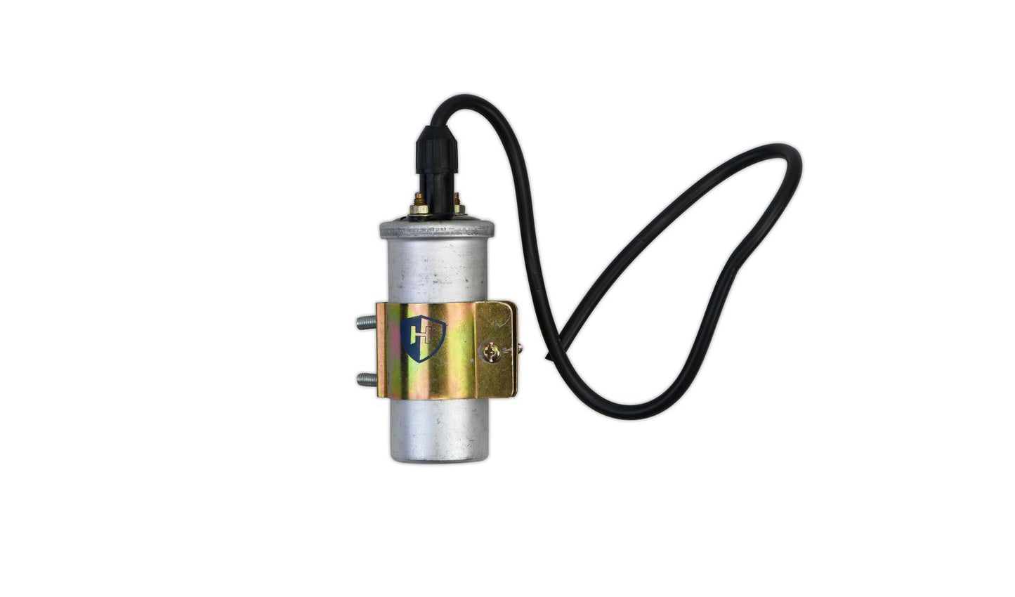 Ignition Coil 6v DC 2 Poles British,MZ,Early Japanese 130mm x 42mm (48mm Centres) (P: 1.75Oh, S: 11.80KOh)
