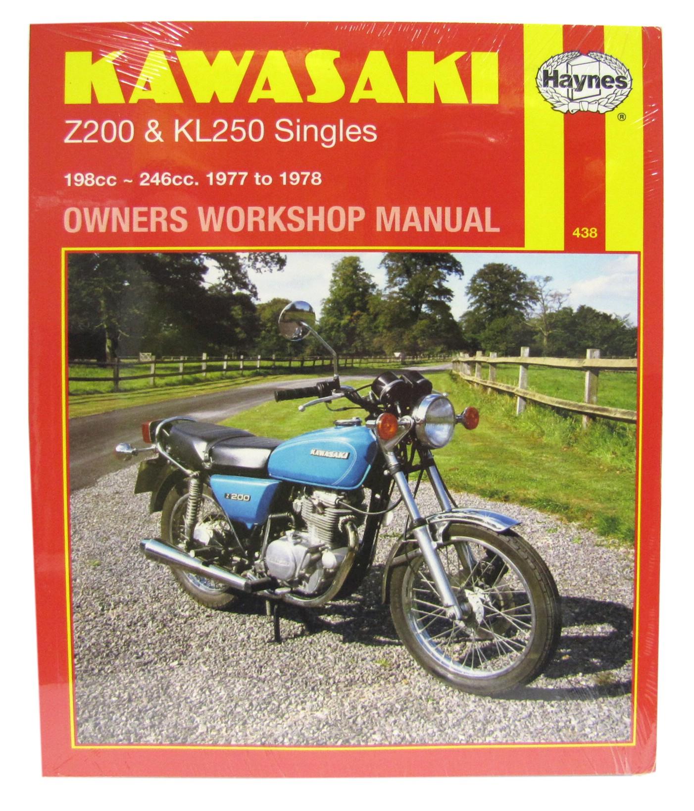 Haynes Manual Kawasaki Z200 & KL250 Singles