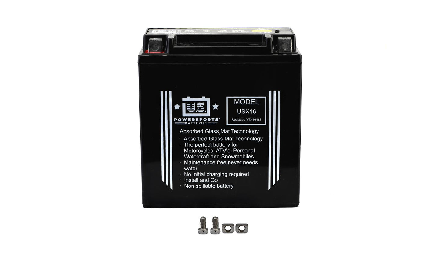 MTX Power Battery XT16 Sealed 12v 16.0AH CCA:235A L:151mm H:161mm W:87mm CTX16-BS, CTX20CH, USX16