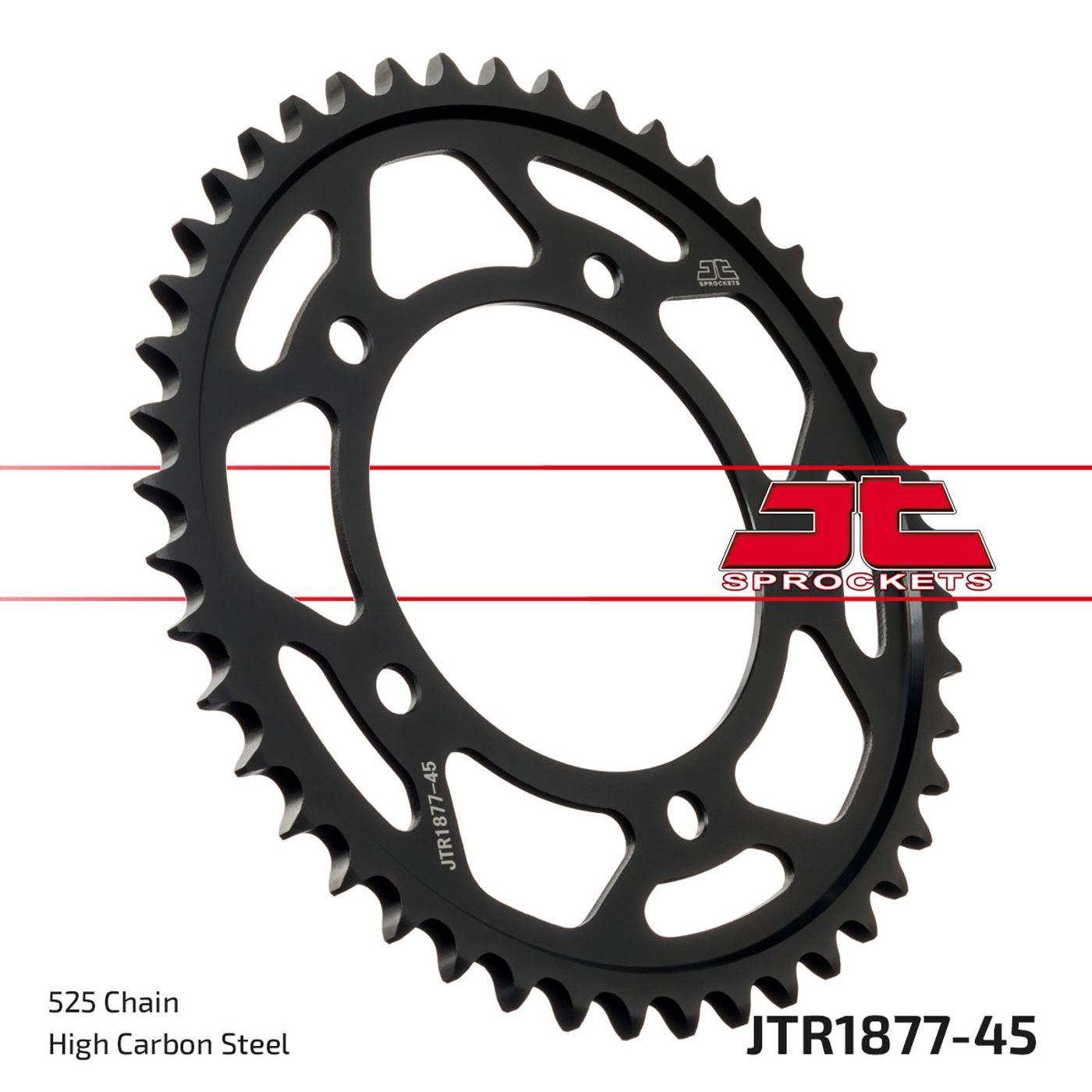 JT Rear Sprocket Yamaha MT-09 21-22, Tracer 9 21-23, Tracer 9 GT 21-23, XSR900 22 (1877-45)