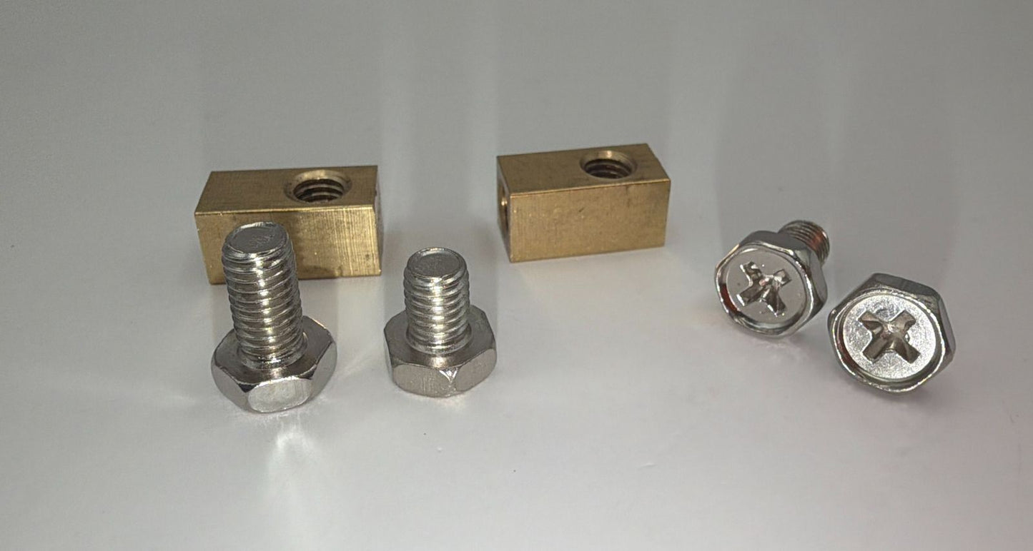 Motobatt Battery Nut & Bolt Kit for New Style Terminals on MBTX16U