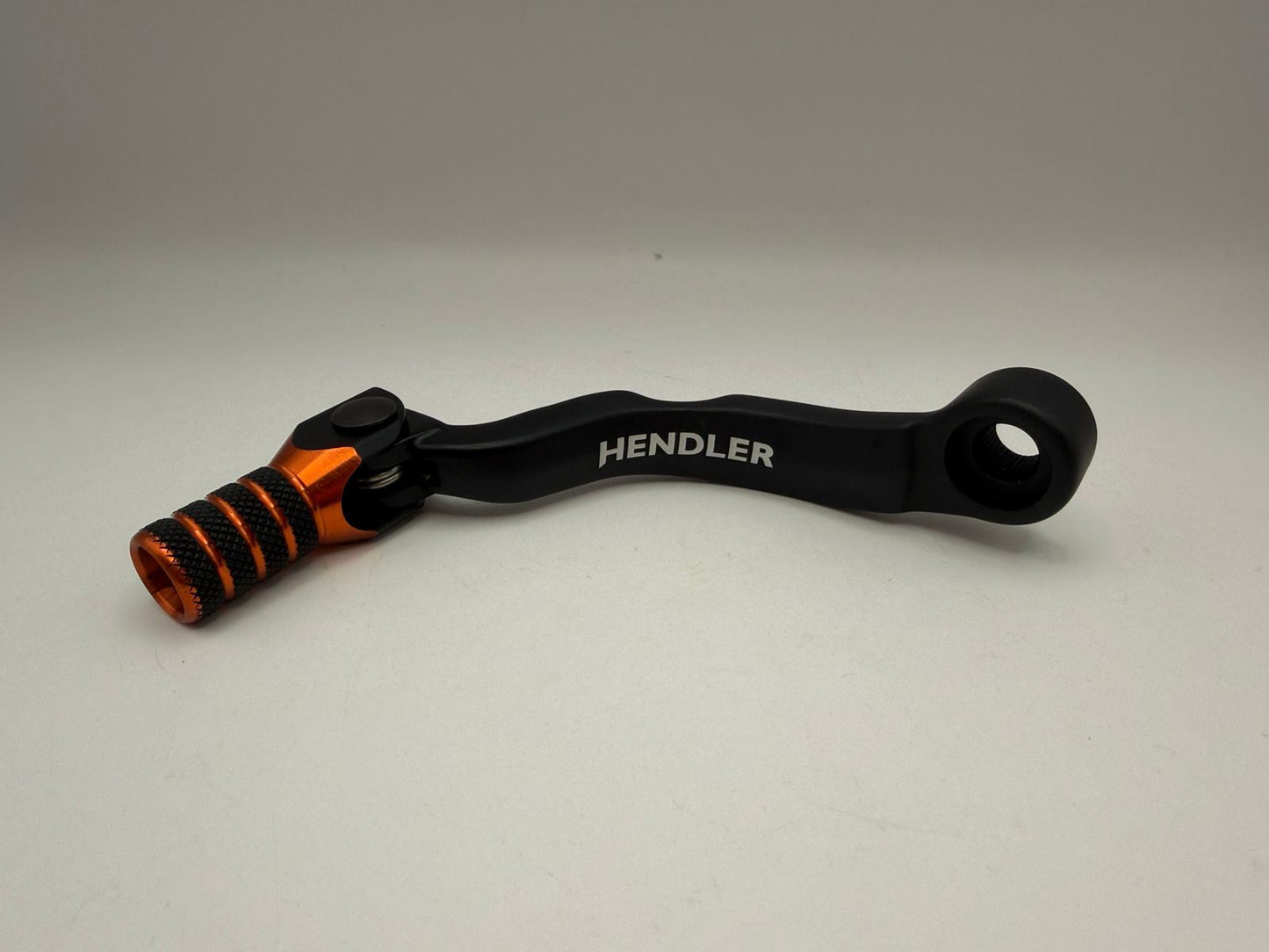 Gear Lever Alloy Black with Orange Tip KTM 85 SX 18-20, 125 SX 17-20, 150 SX 17-20, 125 XC-W 17-19, Husqvarna TC85 18-20, TC125 17-20, TE150 17-19, TX125 17-19