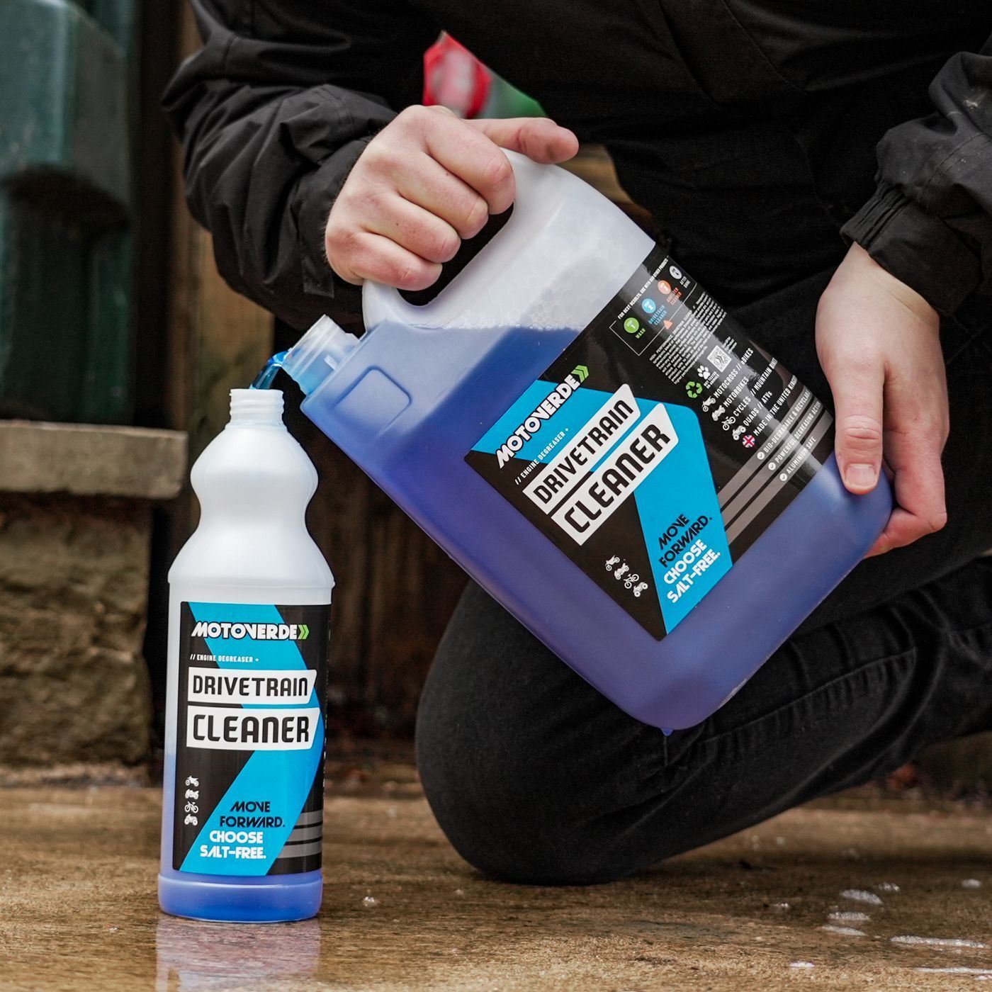 Motoverde Drivetrain Cleaner Removes Oil, Dirt & Grease 5 Litre