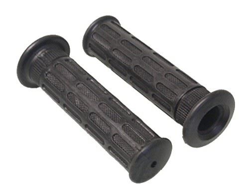 Grips Honda Style Black For 7/8" Handlebars (125mm) (Pair)