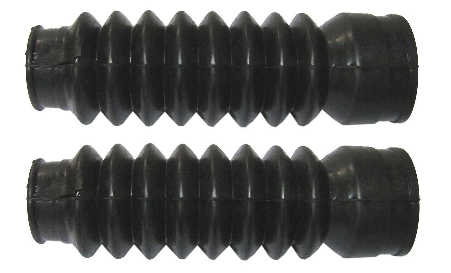 Fork Gaitors Small Black 160mm Long Top 32mm Bottom 45mm (Pair)