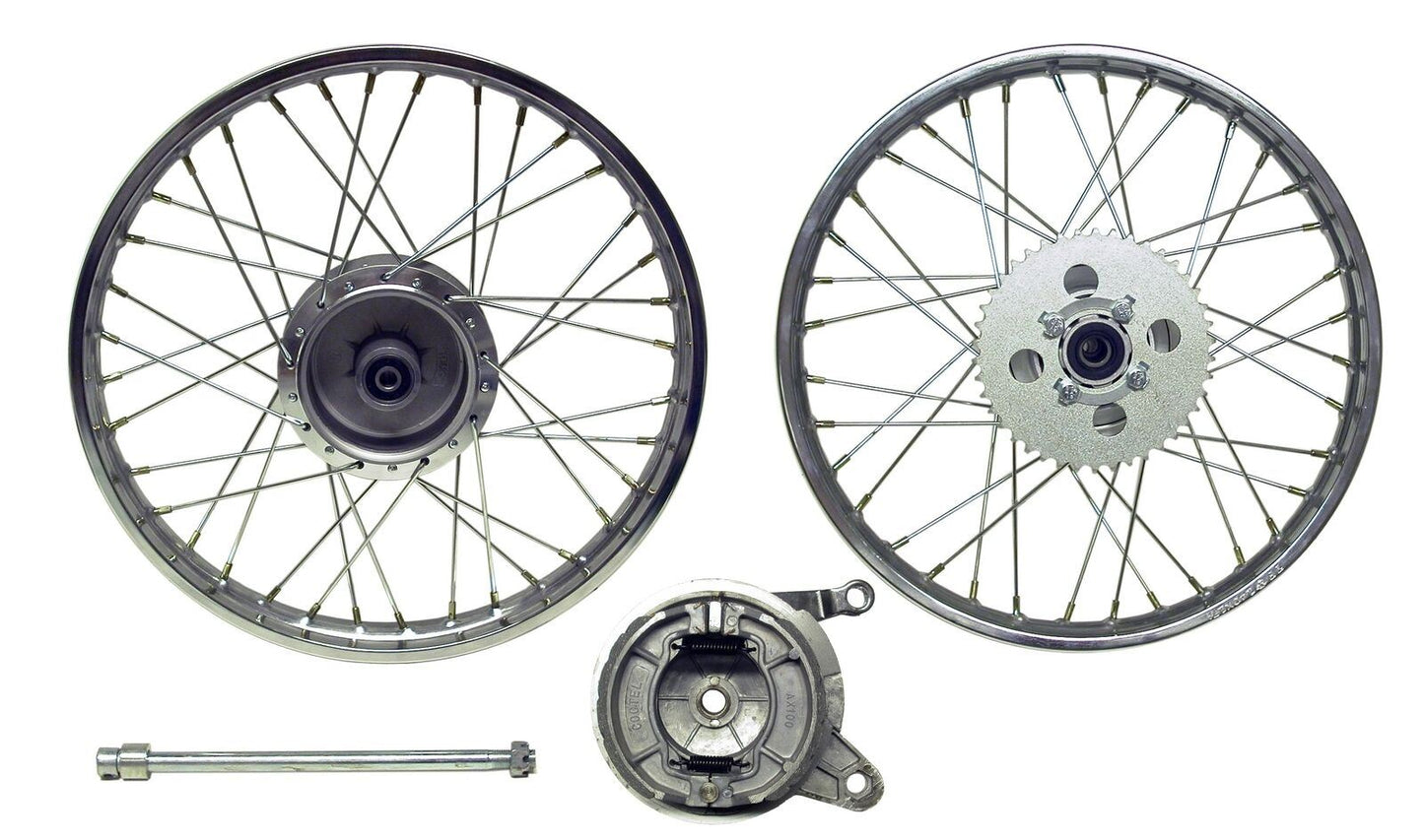 Rear Wheel AP50, A100 style drum(1.40 x 17)rim