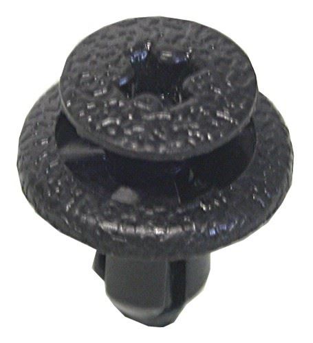 Fairing Clips 5mm x 15mm Black Plastic with Steering Taper wells (Per 100)