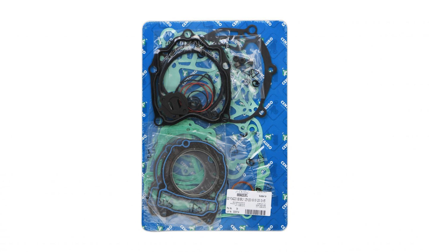 Centauro Full Gasket Set 4 Stroke Piaggio 125cc, 200cc, Aprilia 200cc, Vespa 200cc (L/C)