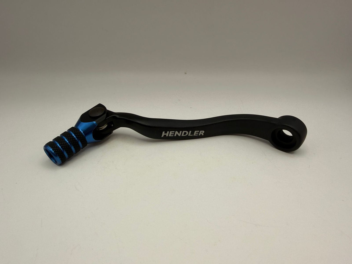Gear Lever Alloy Black with Blue Tip KTM 250 EXC-F 17-20, 350 SXC-F 17-20, 250 SX-F 16-20, 350 SX-F 16-20, Husqvarna FC250 16-20, FC350 16-20, FE250 17-20, FE350 17-20