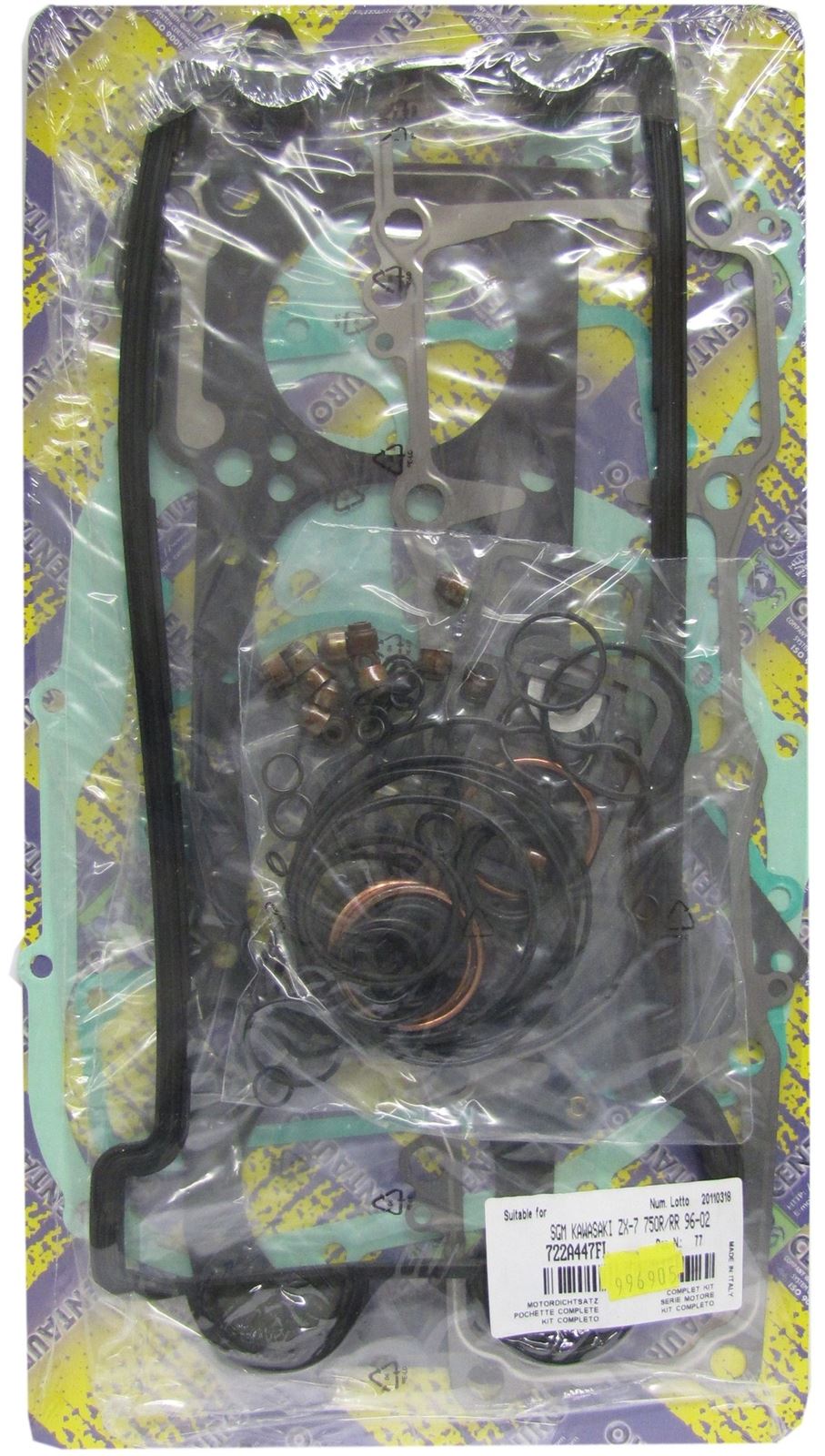 Centauro Full Gasket Set Kawasaki ZX7-R (ZX750P1-4,N1) 1996-2003, ZX7-RR 1996-1997