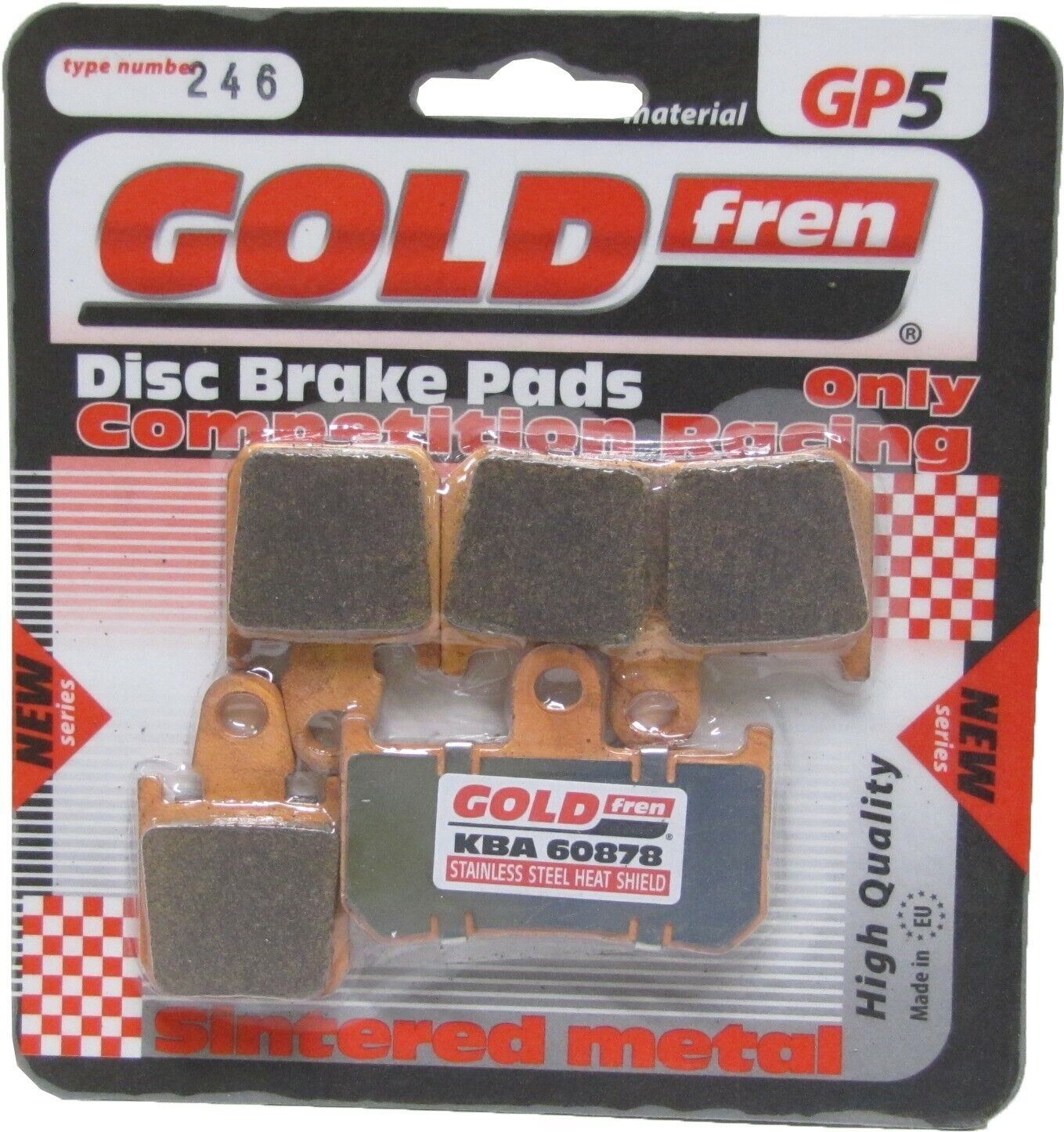 Goldfren GP5-246, FA442/4, SBS839, DP977 YZFR1, MT 01 07 Front