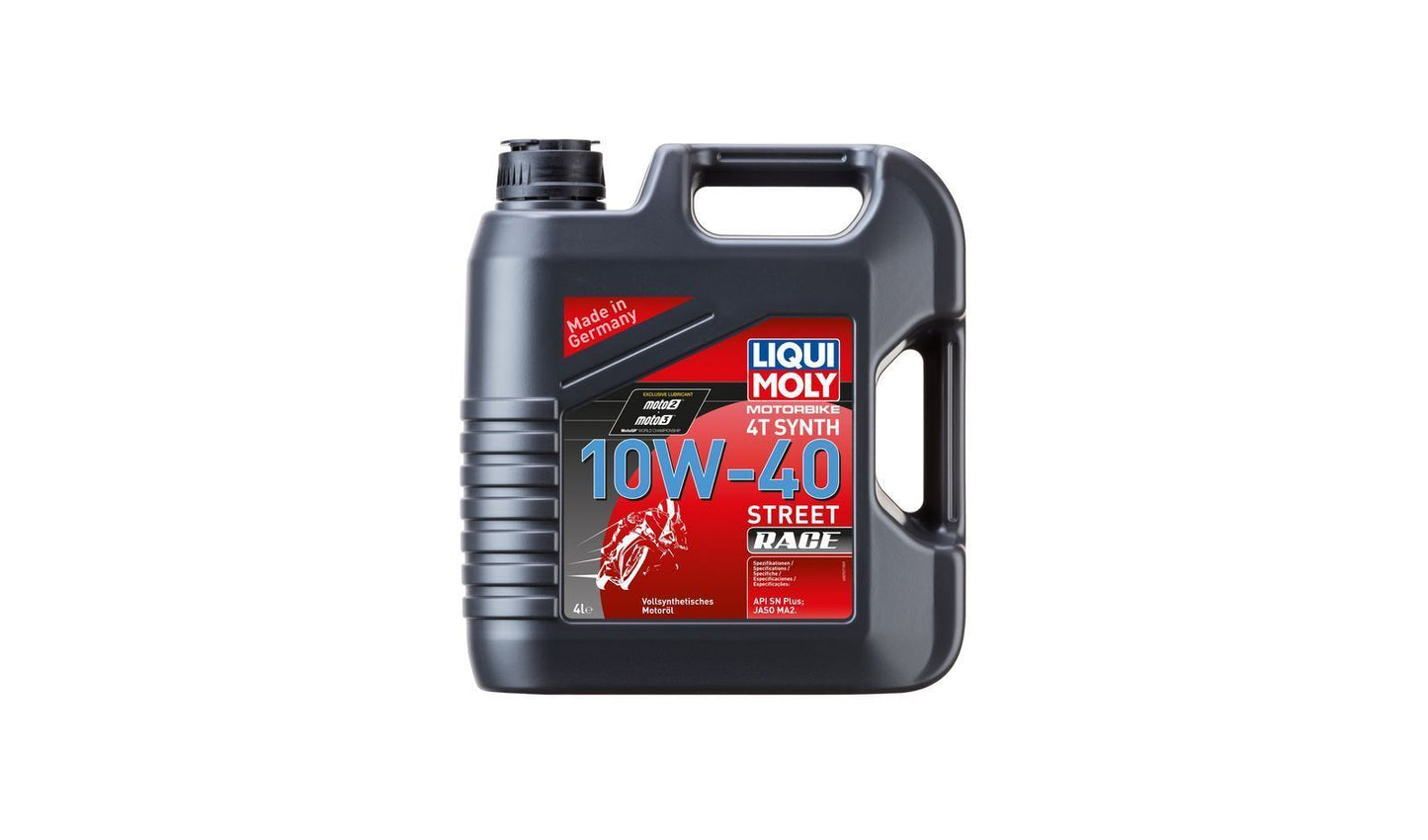 Liqui Moly 4T Motorbike Race 10w40 Street Fully Synthetic Oil  4 Litres