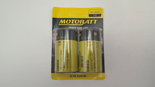 Motobatt D 1.5v Batteries
