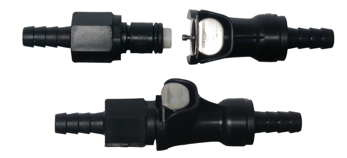 Petrol Pipe Coupler 6mm for quick release of a petrol tank (Each)