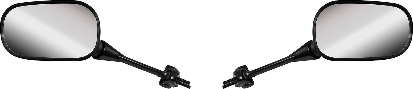 Mirrors Fairing Black 28mm Left & Right Kaw ER6-F 06-08