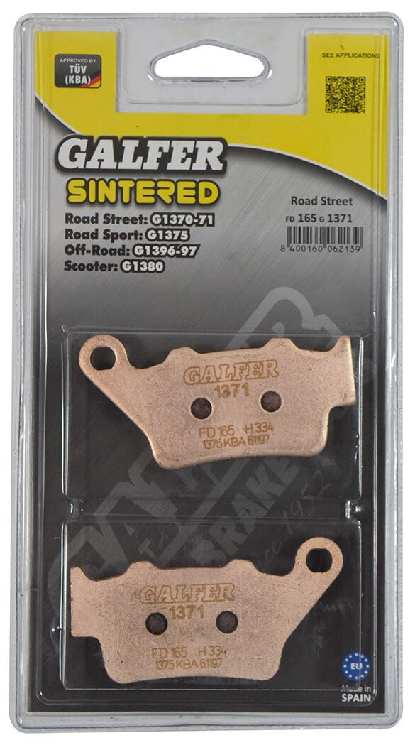 Galfer Brake Pad FD165,AD023,VD953,FA208,FA213,FDB2019