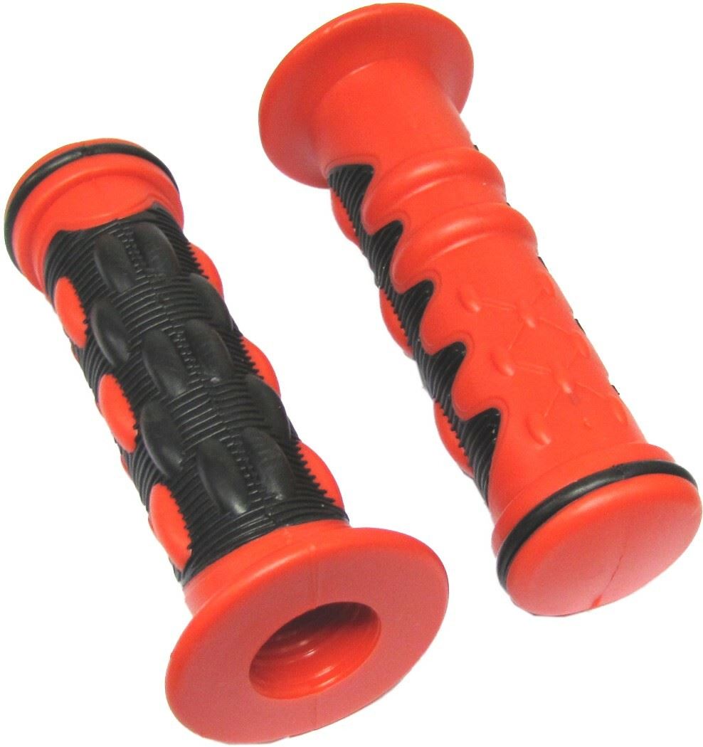 Grips Finger Control Red with Black inlay for 7/8" H/Bars (Pair)