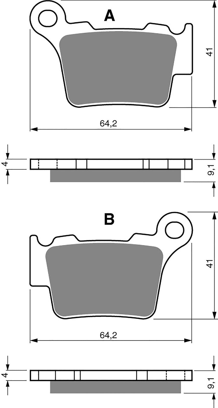 Goldfren Brake Pads AD191, FA368, SBS791, FDB2165, DP935, VD997