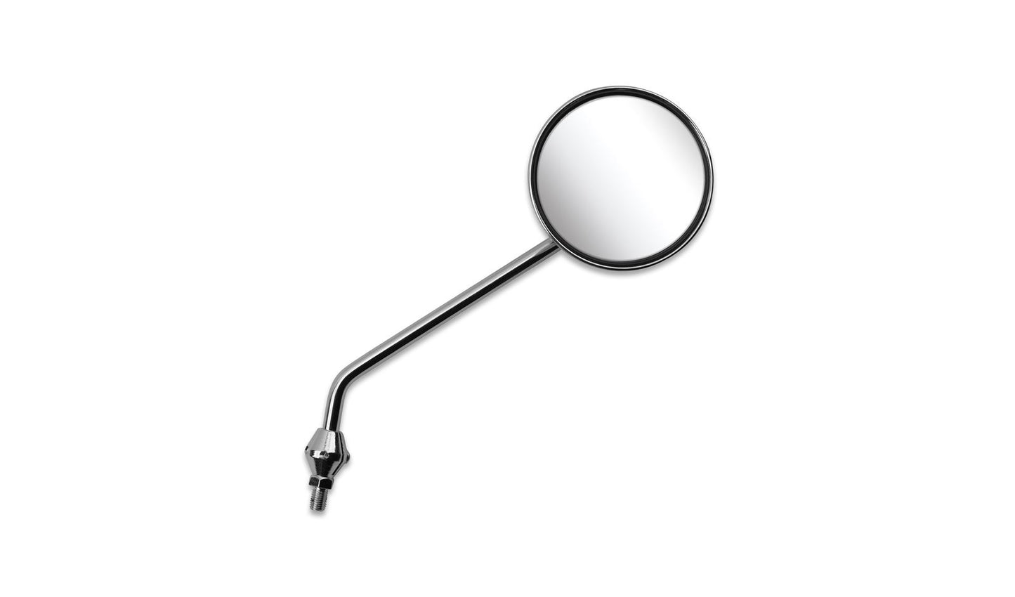 Mirror Right 8mm Chrome Round Early Honda (Knuckle Type)