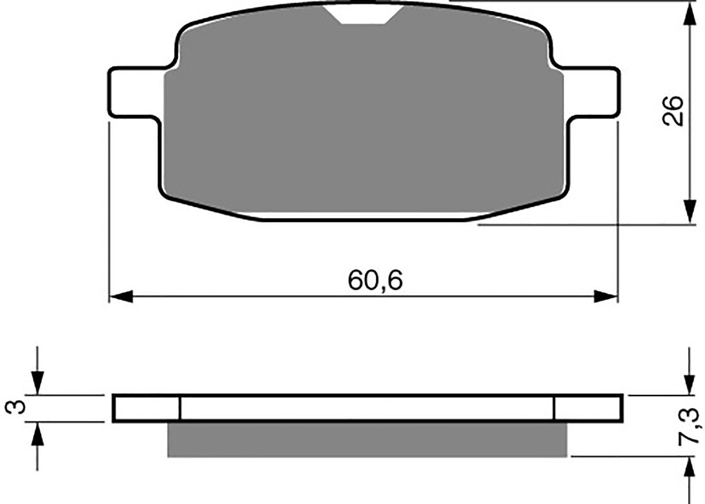 Goldfren Brake Pads AD114, VD247, FA169, SBS619