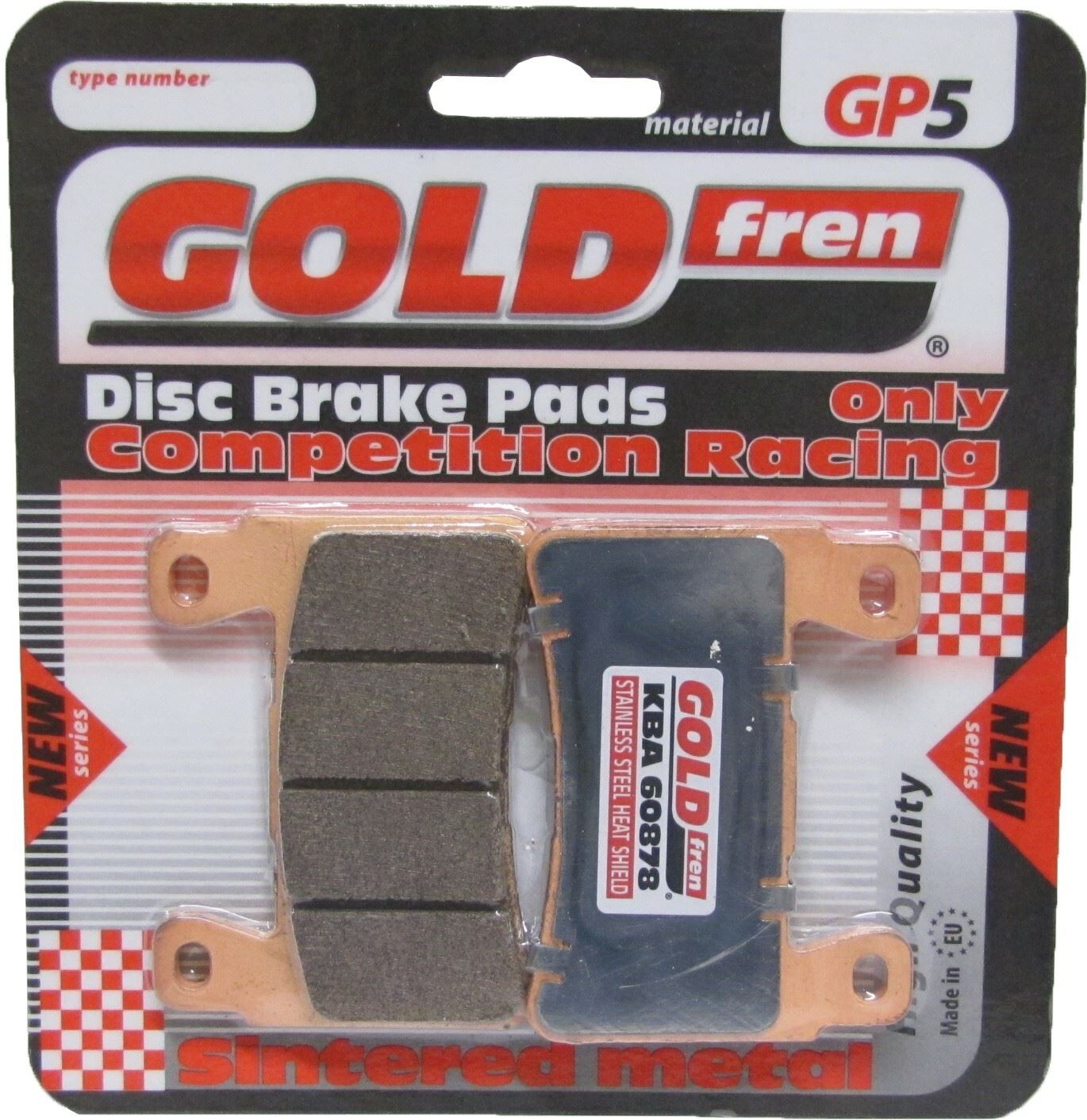 Goldfren Brake Pads GP5-279 as fitted to Harley Davidson XR1200 08 Fro