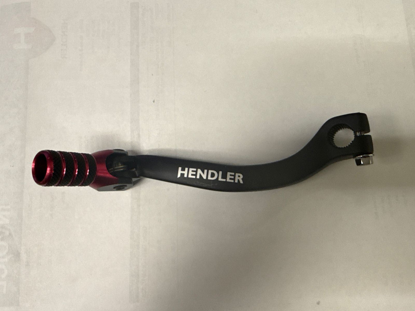 Gear Lever Alloy Black with Red Tip Honda CR250R 04-07