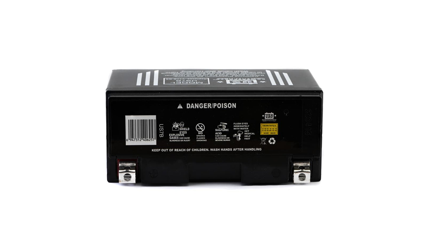 MTX Power/ US Powersports Battery XT7B-4/ US7B Sealed 12v 7.0AH CCA:90A L:151mm H:92mm W:66mm CT7B-4,CT7B-BS