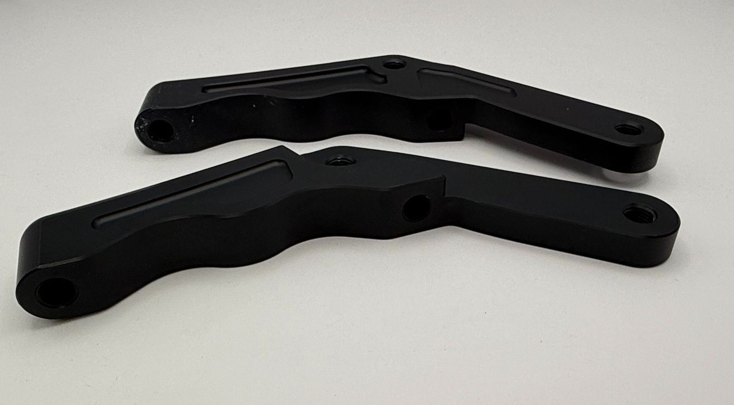 HEL Front Brake Radial Conversion Brackets 100mm to 108mm with 2mm Offset