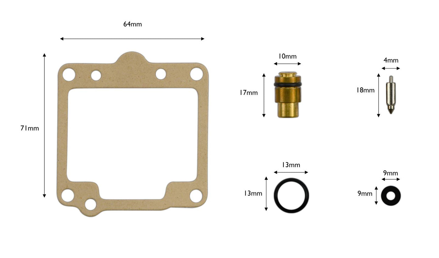 Carb Repair Kit Suzuki GS550E T,LT,LX 80-82, GS650GX,GZ Katana, GS850, GS1000