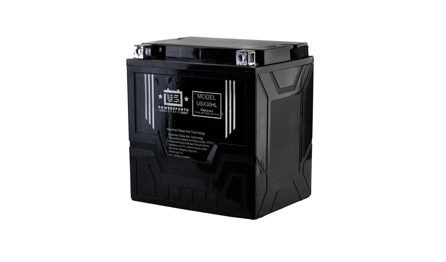 MTX Power/ US Powersports Battery XT30L/ USX30HL Sealed 12v 29.0AH CCA:380A L:166mm x H:175mm x W:125mm CTX30L-BS, CB30L-B,C60-N24L-A