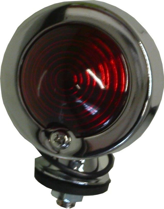 Bullet Light Chrome Orginal Type with Red Lens