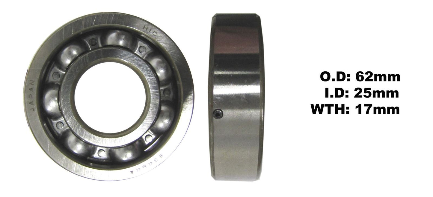 HIC Bearing 83406-9C3 (ID:25mm x OD:62mm x W:17mm)