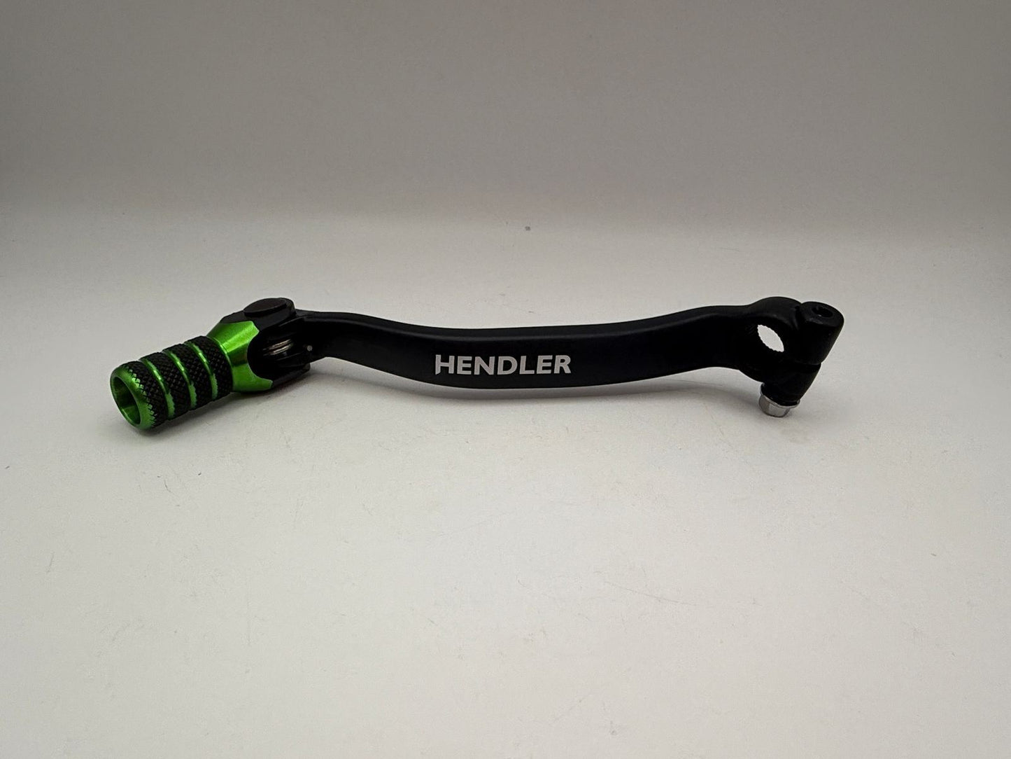 Gear Lever Alloy Black with Green Tip Kawasaki KX250F 09-18, KX250 19-20