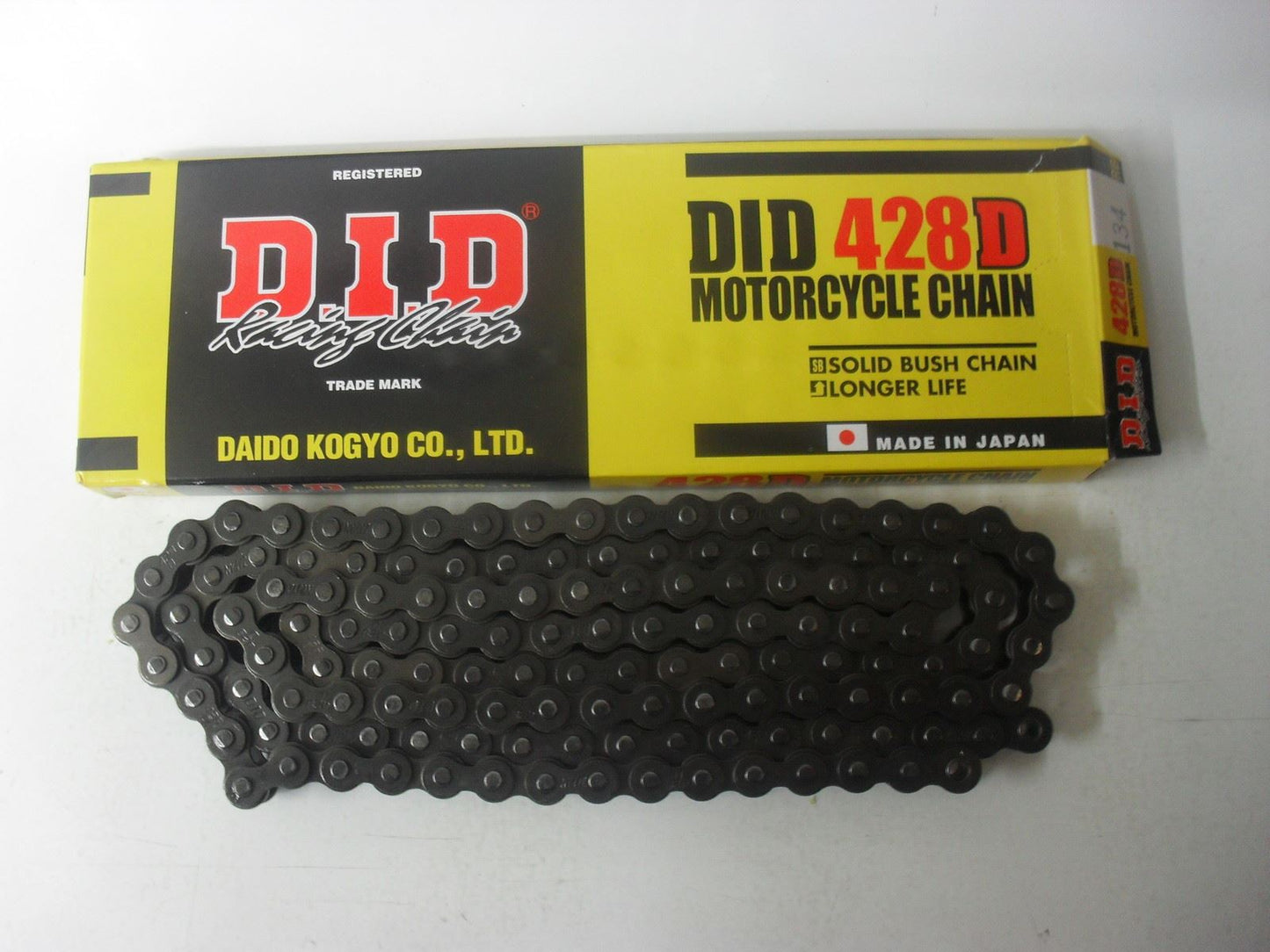 DID Chain Standard Duty Black D 428-134L (18.8KN) (RJ Split Link)