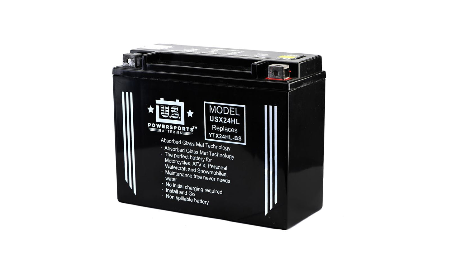 MTX Power Battery XT24HL Sealed 12v 24.0AH CCA:320A L:205mm x H:162mm x W:87mm CTX24HL-BS, C50-N18L-A, C50-N18L-A2, C50-N18L-A3, USX24HL