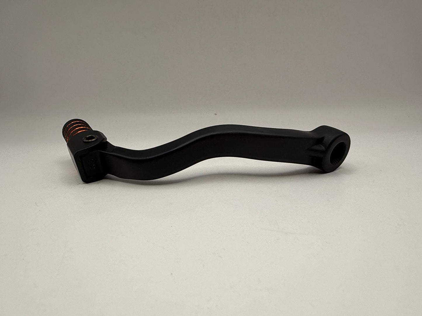 Gear Lever Alloy Black with Orange Tip KTM 250 SX 05-16, 250 SX-F 05-10, 250 EXC 94-16, 250 EXC-F 06-10, 300 EXC 94-16, Husqvarna TC250 14-16, TE250 14-16, TE300 14-16