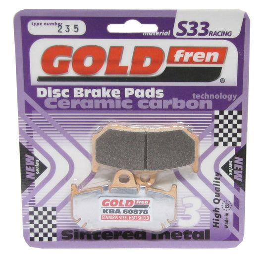 Goldfren Brake Pads S33-235, FA320, SBS763, FDB2198, DP958, VD998