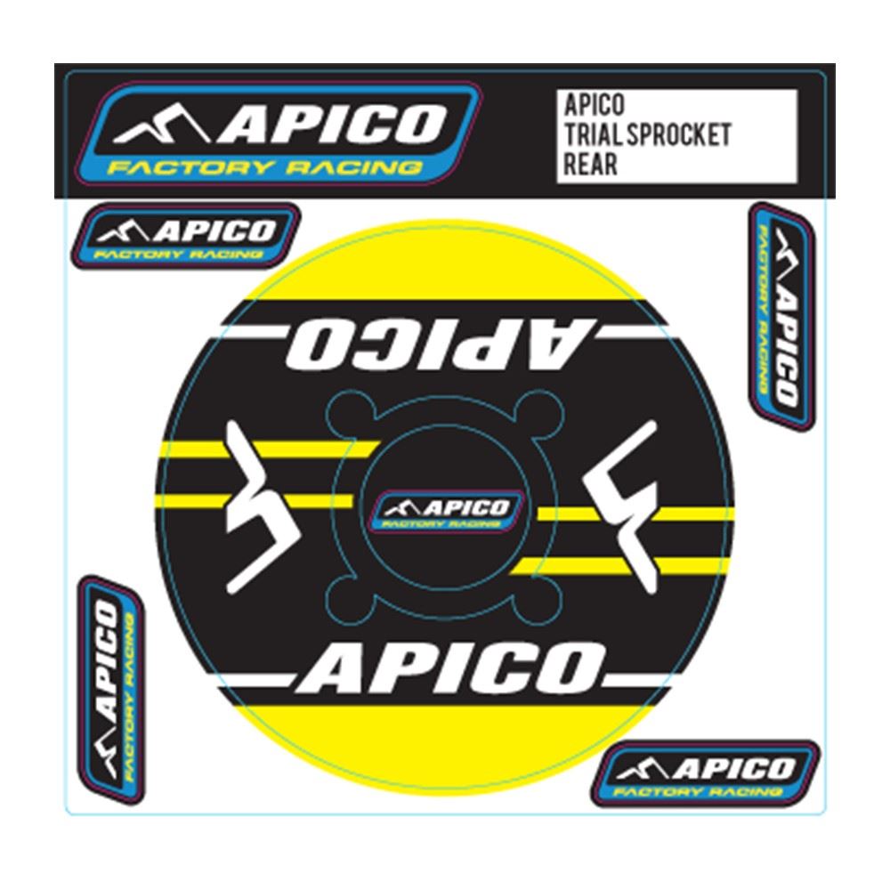 rear sprocket decal FOR tooth 41-42