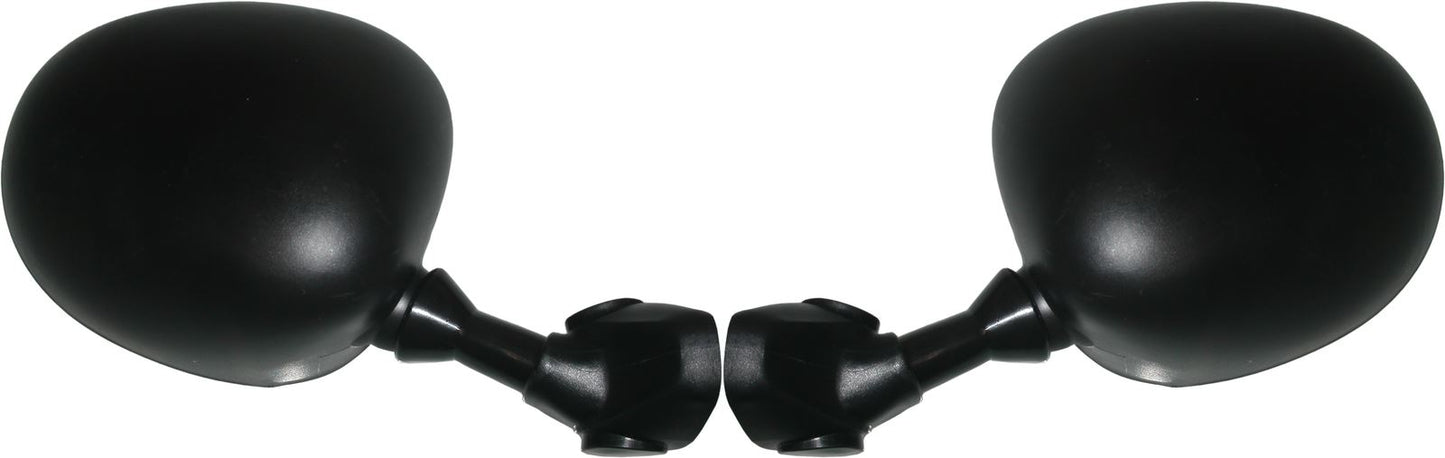 Mirrors Fairing Black Round Left & Right YZF, FZR 47mm Centre