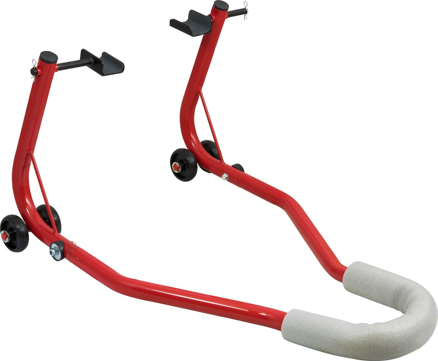Motorcycle Rear Paddock Stand Lifts Up Swinging Arm