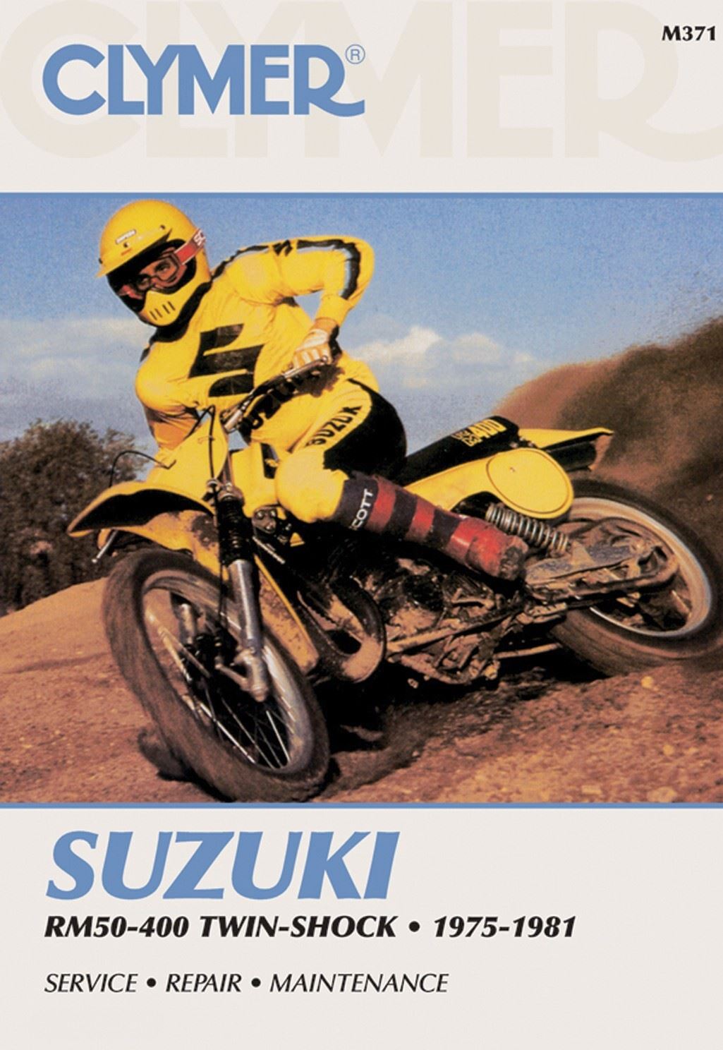 Clymer Manual For Suzuki RM50-400 Twin Shock 75-81