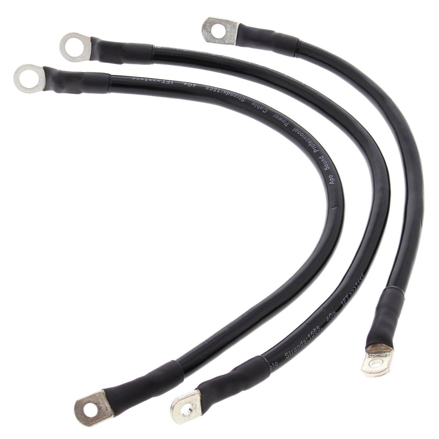 Battery Cable Kit Black Harley FXR Super Glide 86-88, FXR Super Glide II 82-85, FXRC Custom 86-88, FXRD GT 86-88, FXRDG Disc Glide 1984, FXRS Low Glide 84-85, FXRS Low Rider 86-88, FXRS Low Rider Liberty 86-88, FXRS Low Rider Sport 86-88, FXRS Su