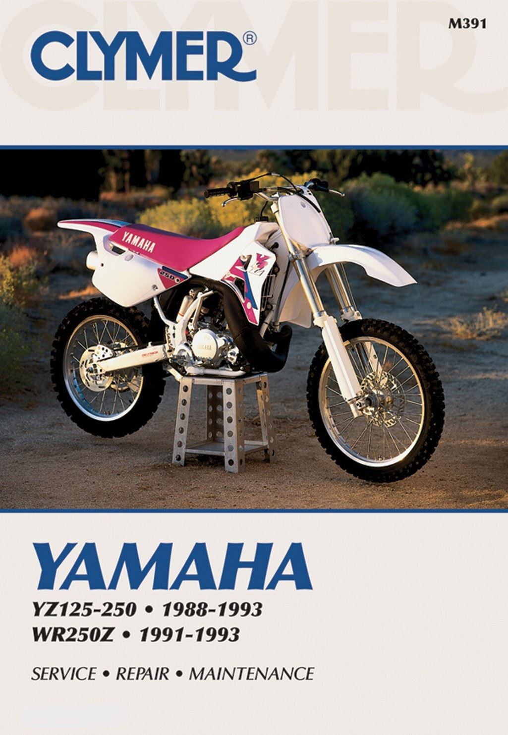 Clymer Manual For Yamaha YZ125-250 88-93 & WR250Z 91-96