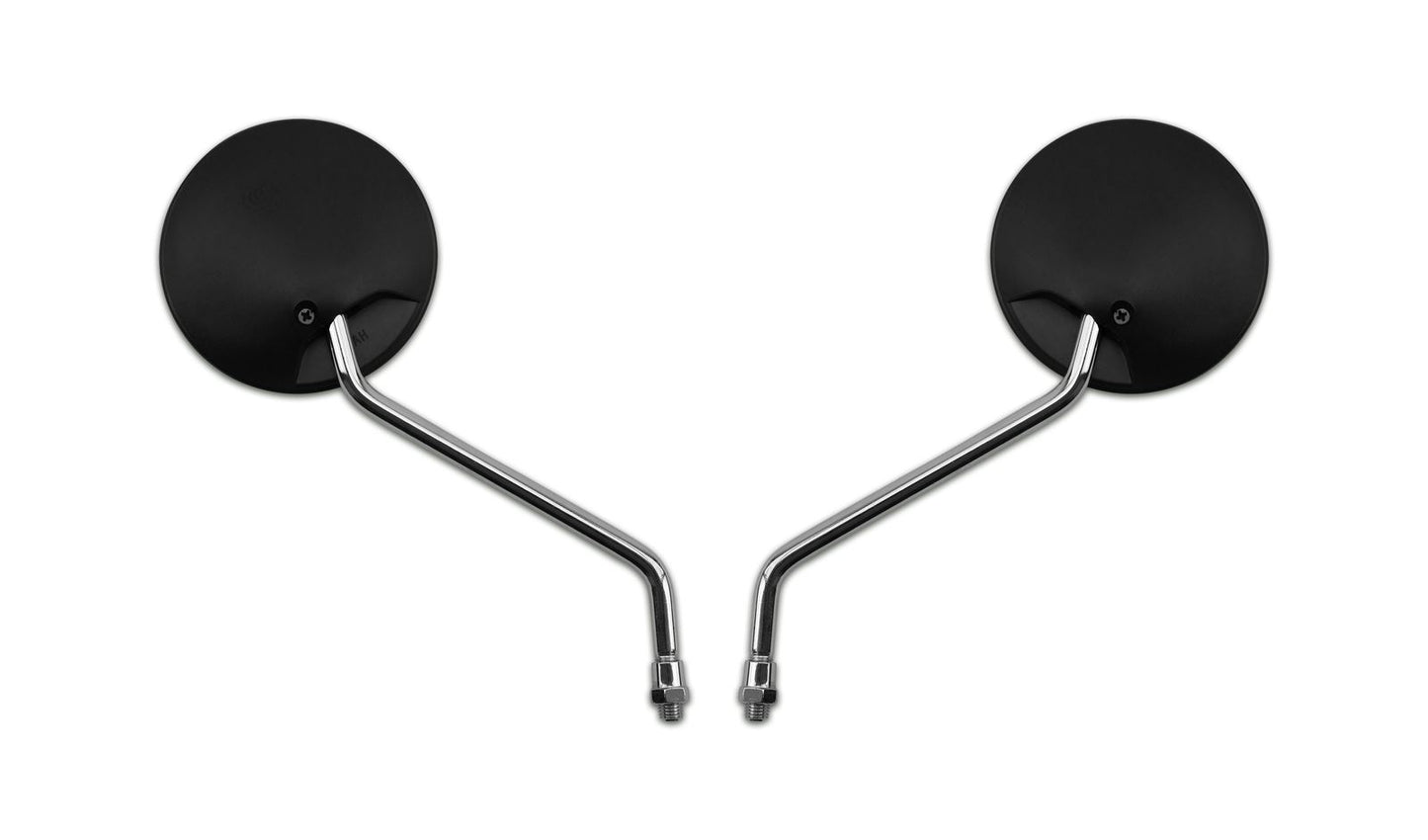 Mirror Left & Right 8mm Black Round Honda CG125 Brazil