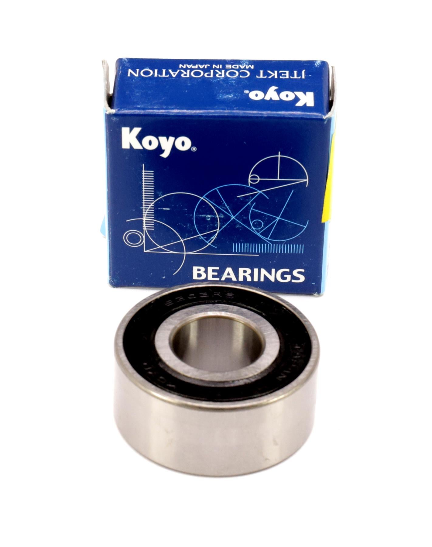 Koyo Bearing 5203-2RS-C3 (ID:17mm x OD:40mm x W:17.5mm)