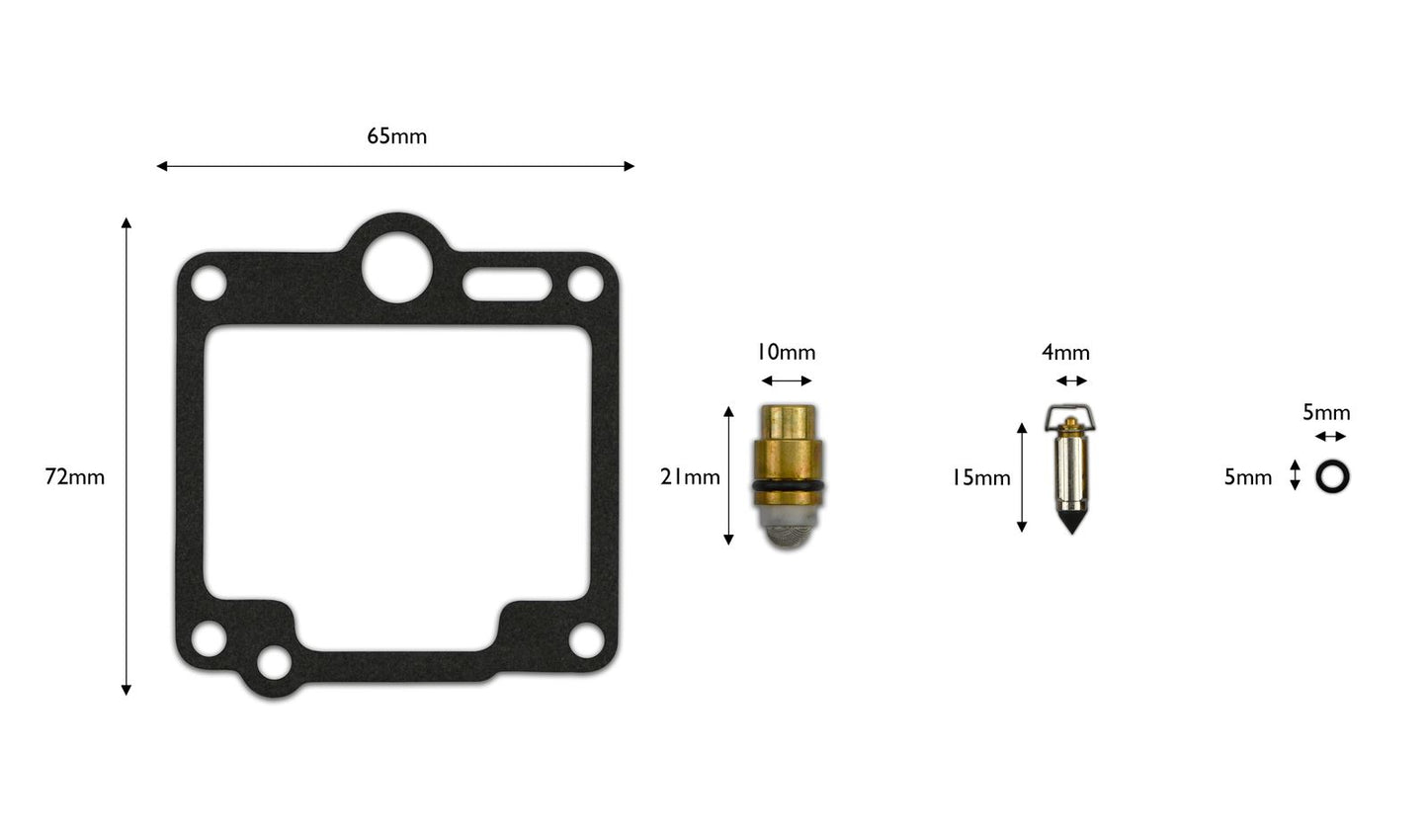 Carb Repair Kit Yamaha XV1100 Virago 89-98, XV750 Virago 90-95