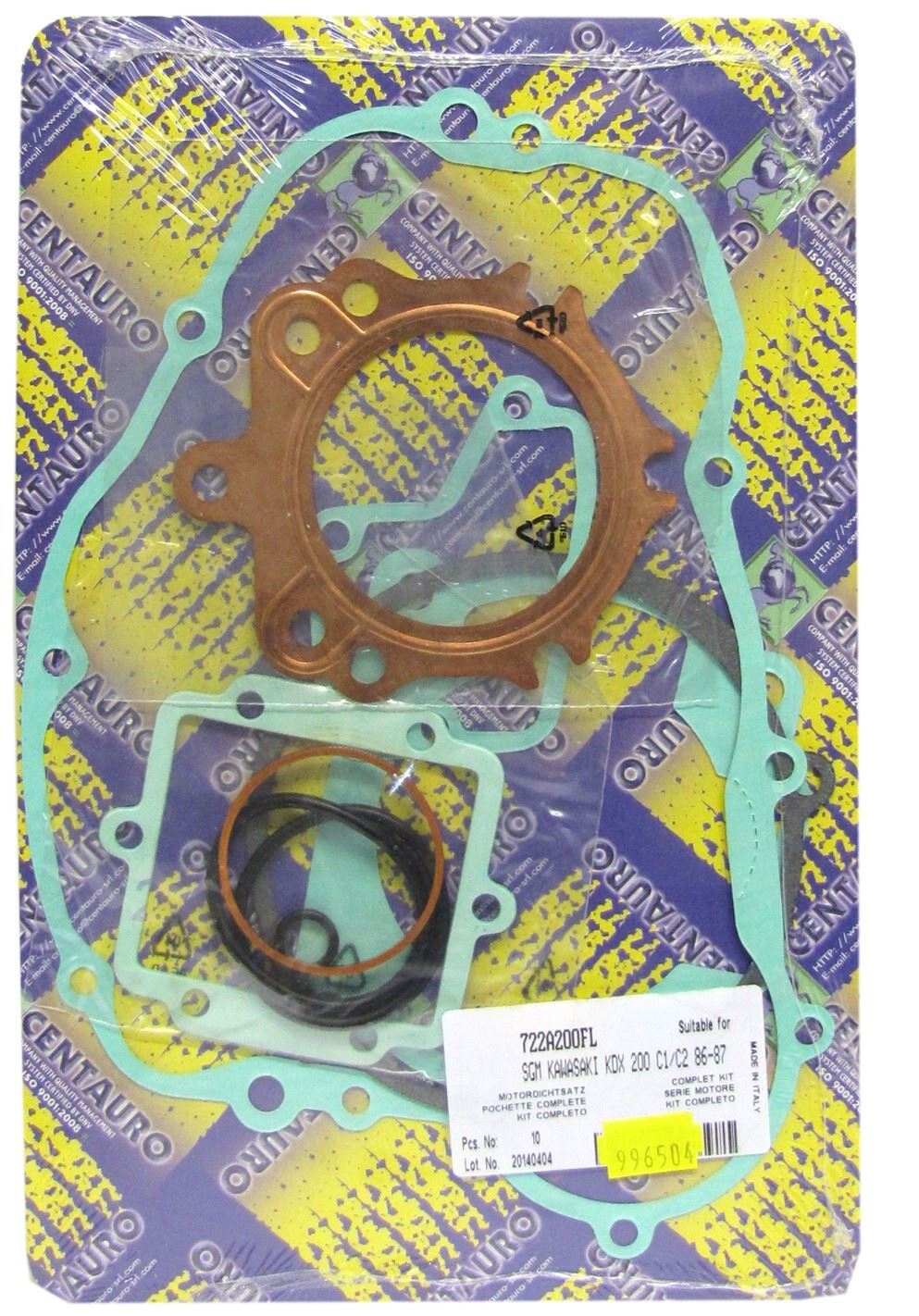 Centauro Full Gasket Set Kawasaki KDX200C1-3 1986-1988