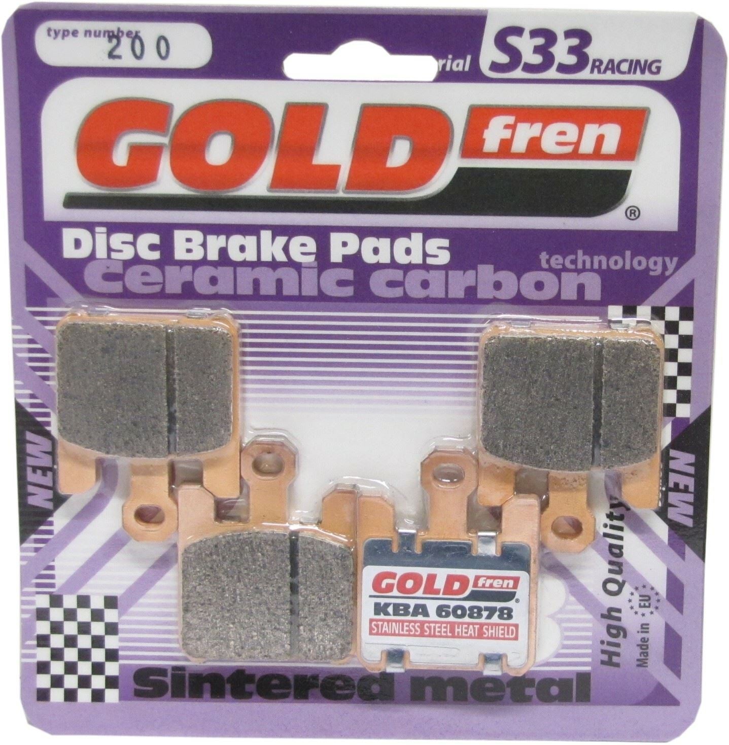Goldfren Brake Pads S33-200, FA369, VD354, SBS788, FDB2164, DP942